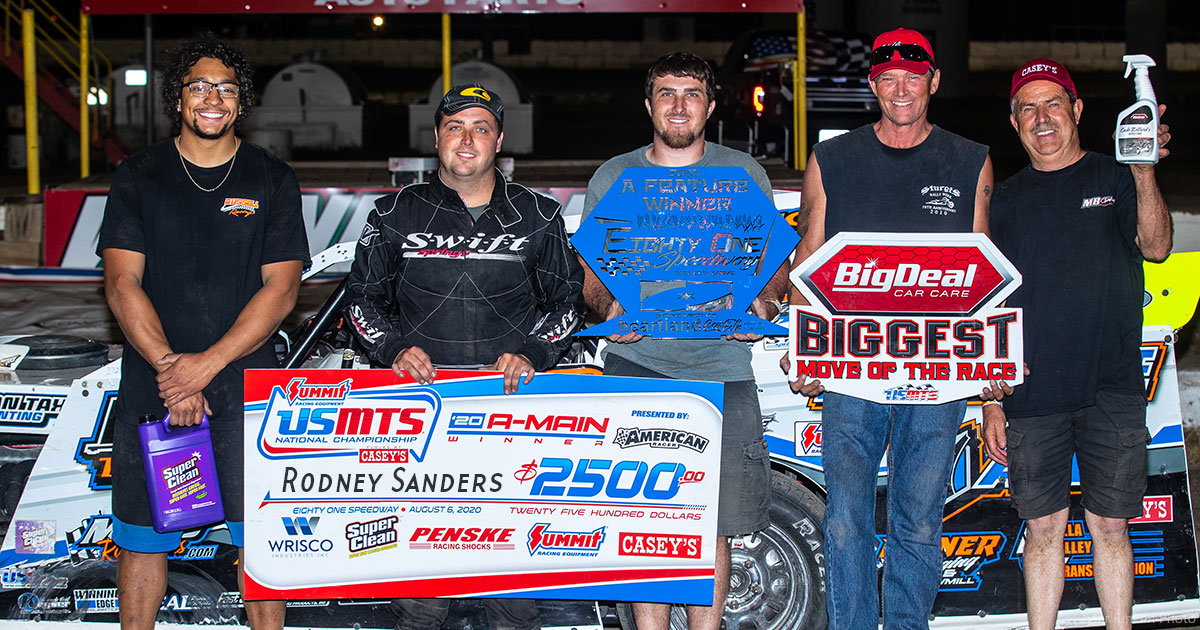 Sanders edges Ramirez in another USMTS thriller at 81 Speedway