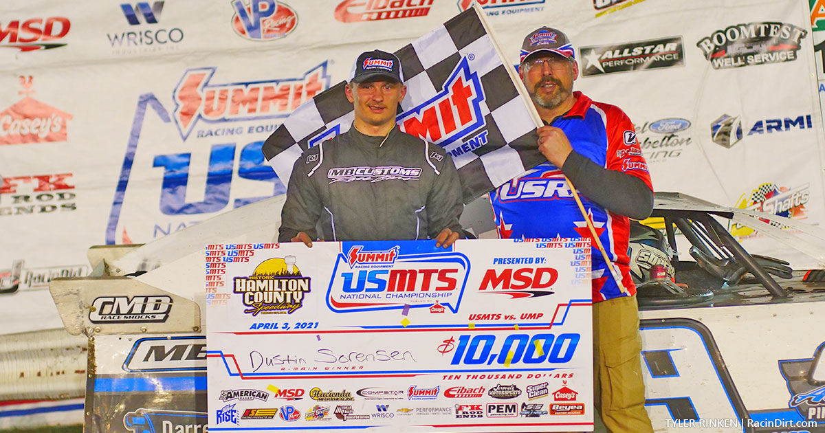 Sorensen shines in USMTS finale at Hamilton County Speedway