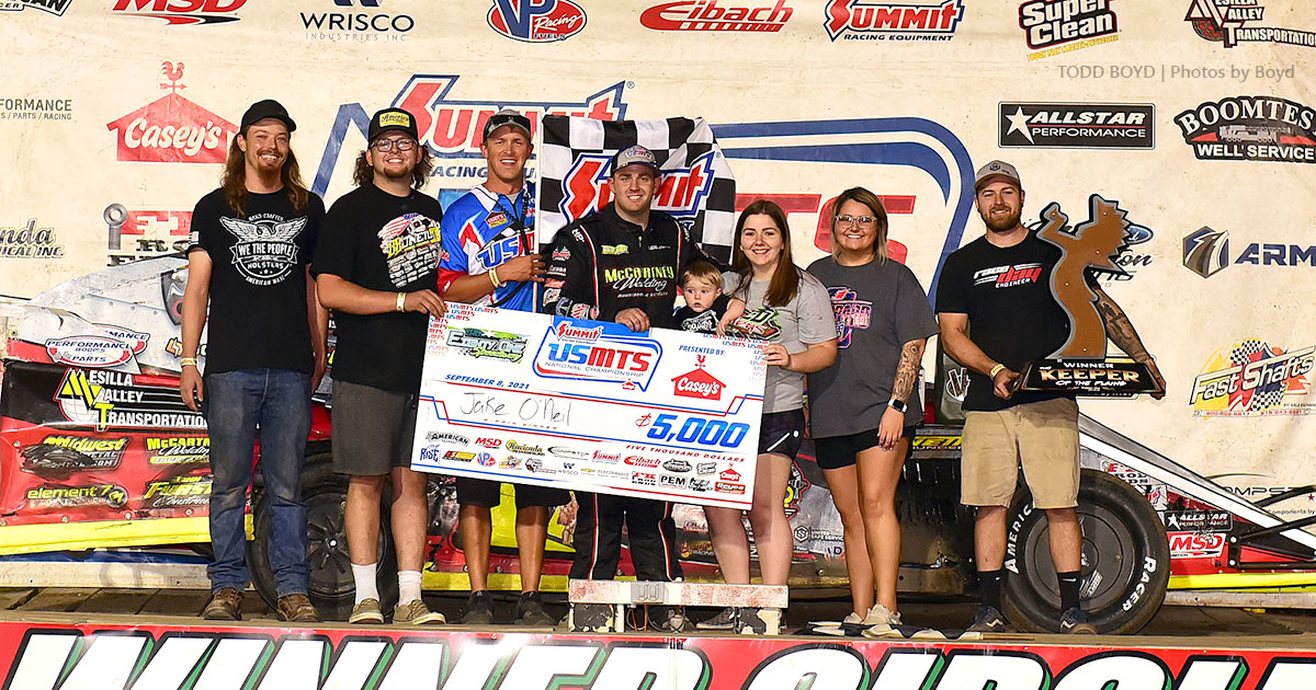 ONeil chalks up 18th USMTS win Wednesday at 81 Speedway