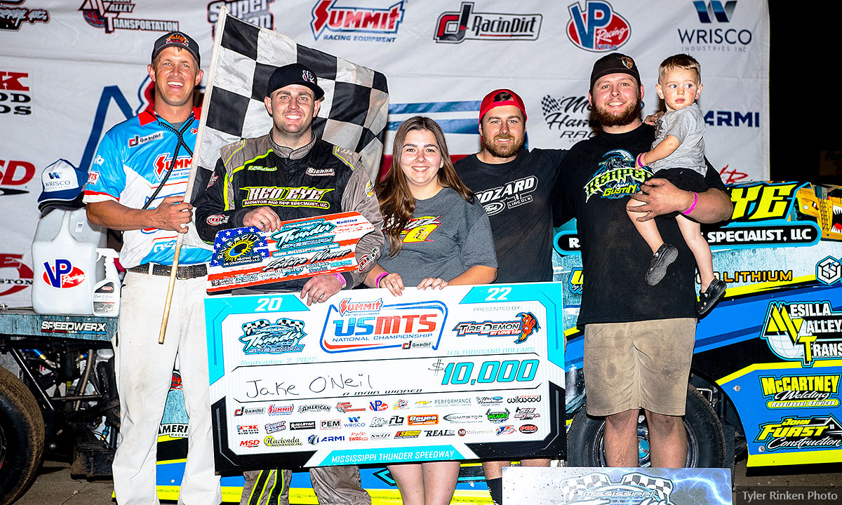 ONeil nabs eighth USMTS win at Mississippi Thunder Speedway
