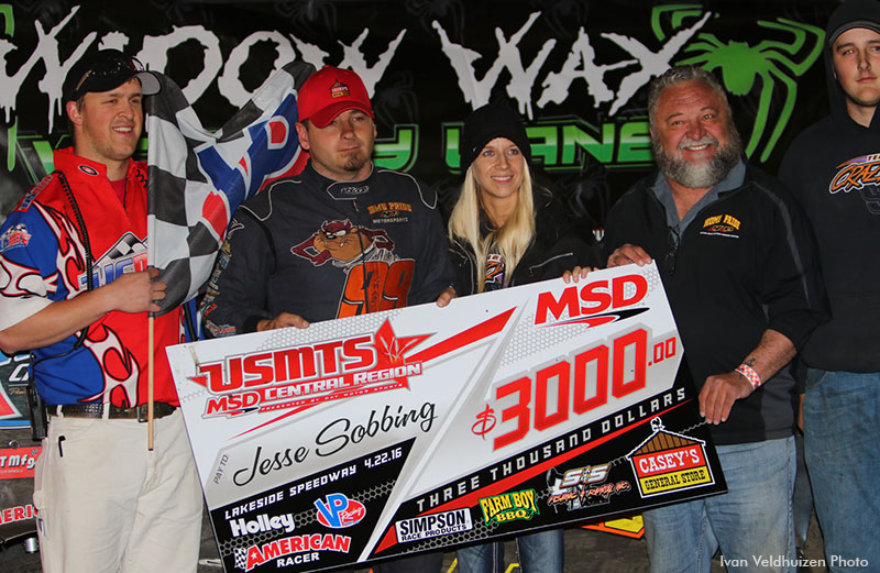 Sobbing turns away challengers to top USMTS feature at Lakeside Speedway