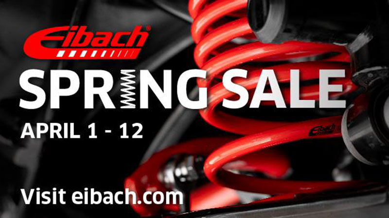 Eibach Spring Sale starts April 1