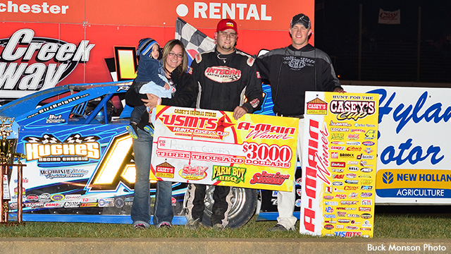 Gustin gets first Featherlite Fall Jamboree trophy, passes USMTS National Championship torch to Sanders