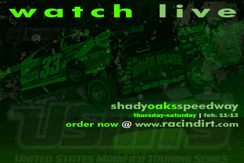 RacinDirt.com to carry live USMTS action from Shady Oaks Speedway