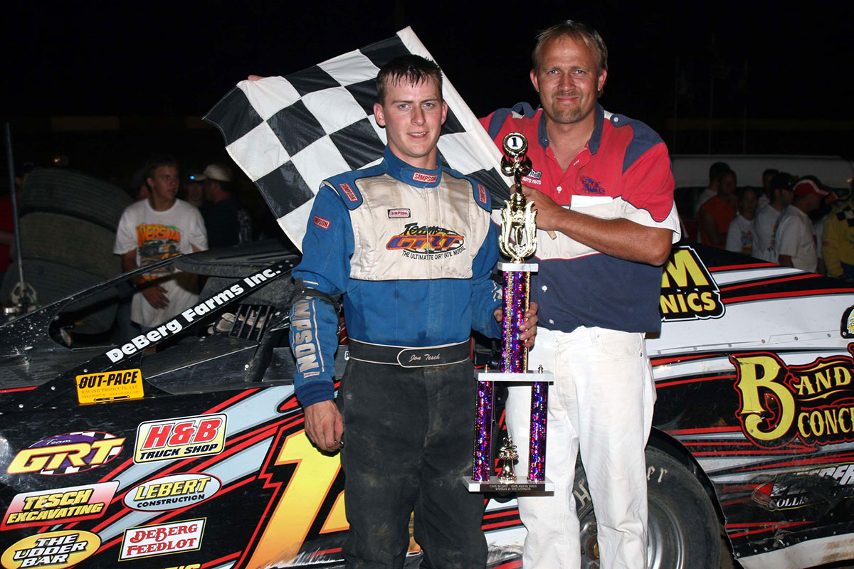 Tesch thrills hometown crowd with OReilly USMTS victory at Watertown 