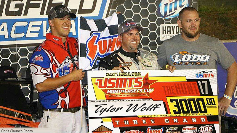Wolff draws first blood, opens USMTS Hunt for the Casey's Cup with career-first win