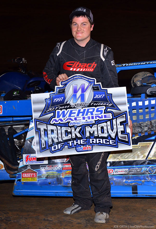 Ricky Thornton Jr. won the Wehrs Machine & Racing Products
