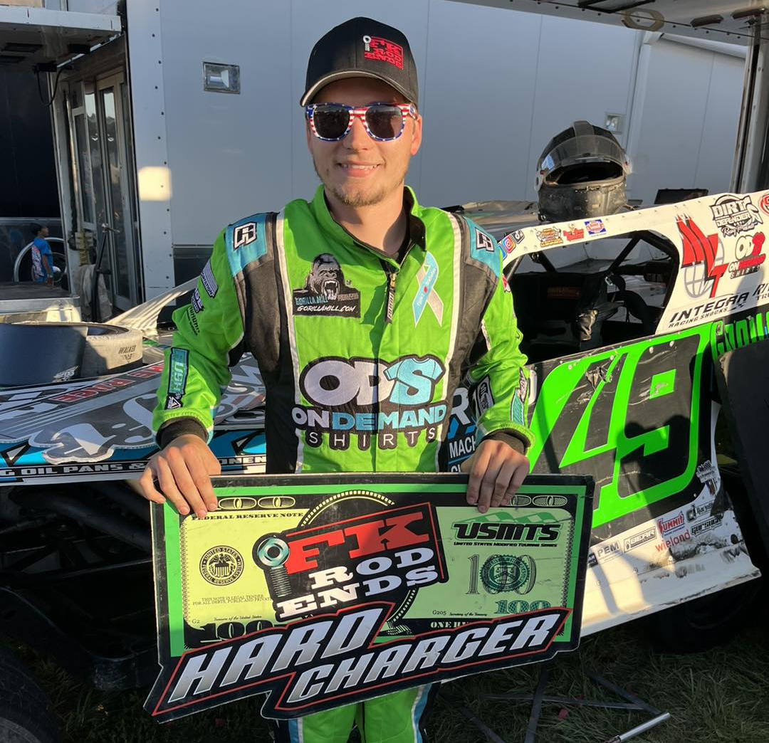 Jake Timm was the FK Rod Ends Hard Charger Award winner on Friday.