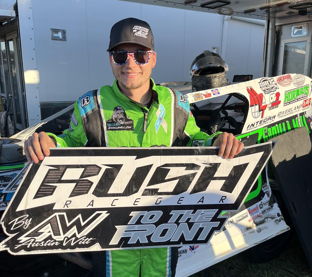 Jake Timm was the Rush Racegear by Austin Witt Race to the Front Award winner on Friday.