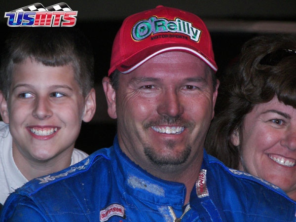 George White of Fort Worth, Texas, won the inaugural O’Reilly USMTS Southern Series event at the Cowtown Speedway in Kennedale, Texas. (USMTS Photo)