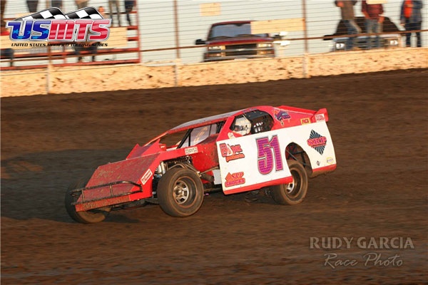 Eddie Martin of Stilwell, Okla., in the Sharp Racing Products Modified.