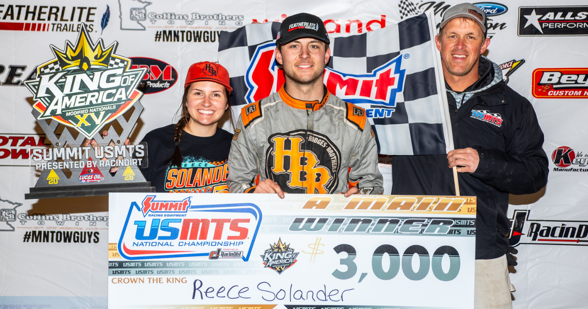 Solander soars to USMTS King of America Night 2 triumph at Lucas Oil Speedway